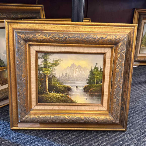 Oil Painting - Mountain Scene