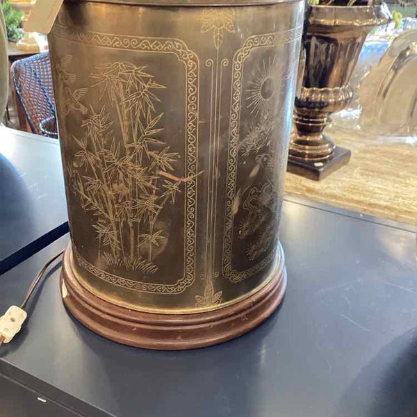 Brass Lamp with Shade