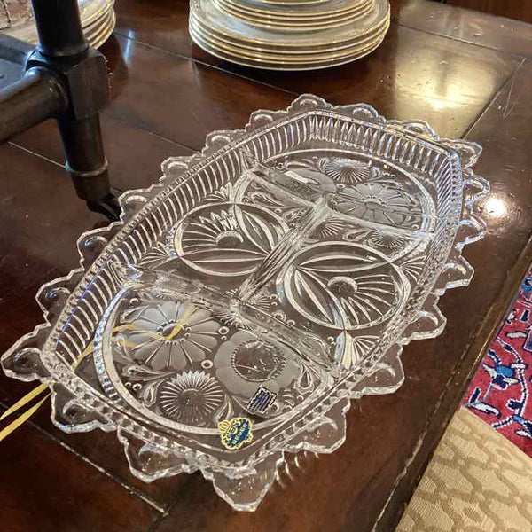 Crystal Divided Dish
