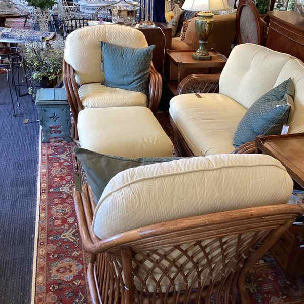 Two Rattan Chairs