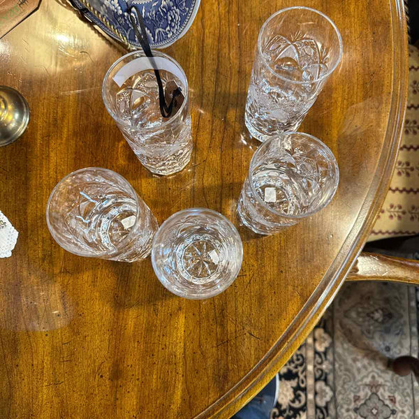 Five Rogaska Tumblers