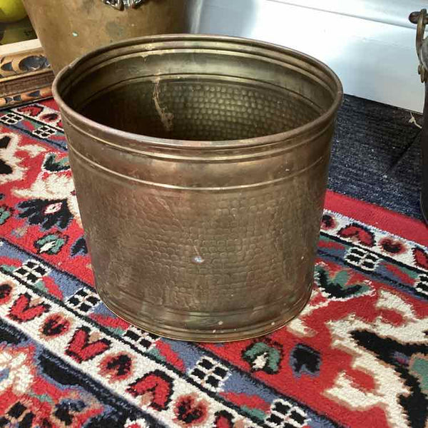 Vintage Brass Planter Pot