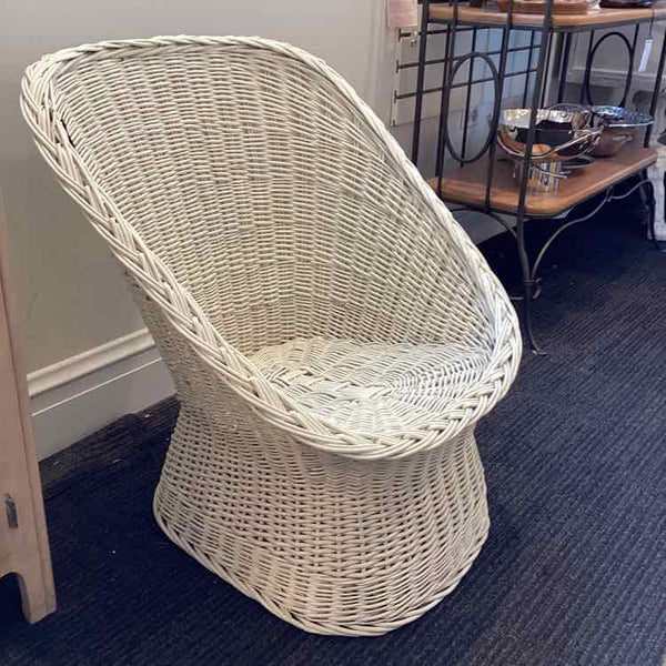 White Wicker Chair