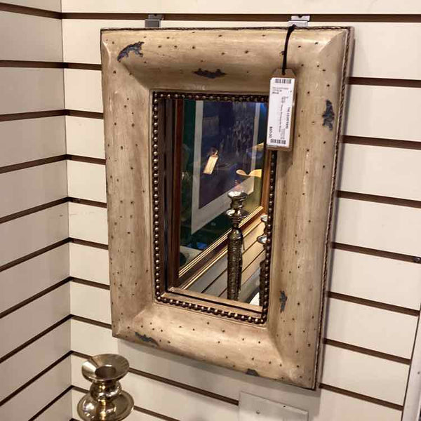 Heavy Rectangular Wood Mirror