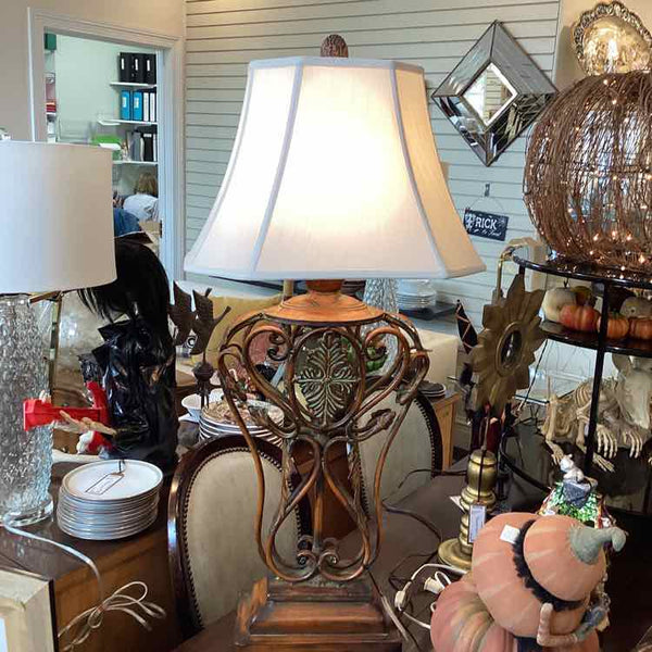 Brown Metal Base Lamp