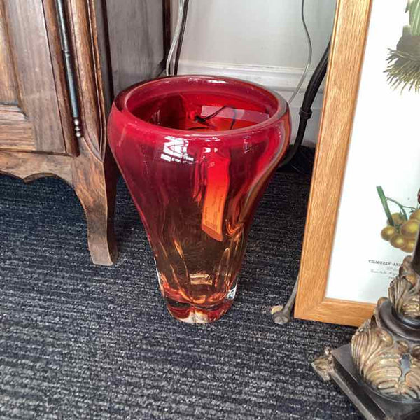 Red Ombre Vase