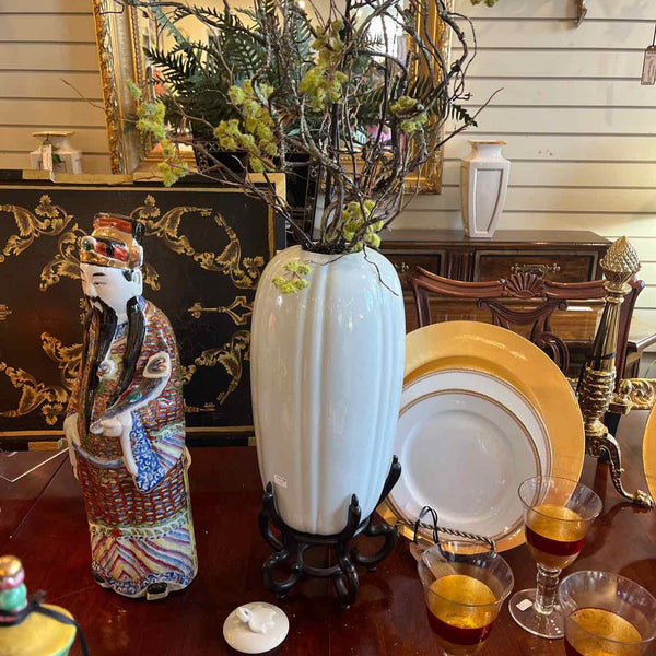 Asian Vase With Stand