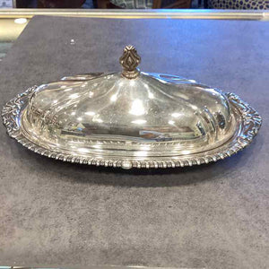 Silverplate Butter Dish