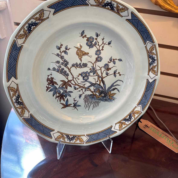 10" Pair of Adams Soup Plates Ming Toi