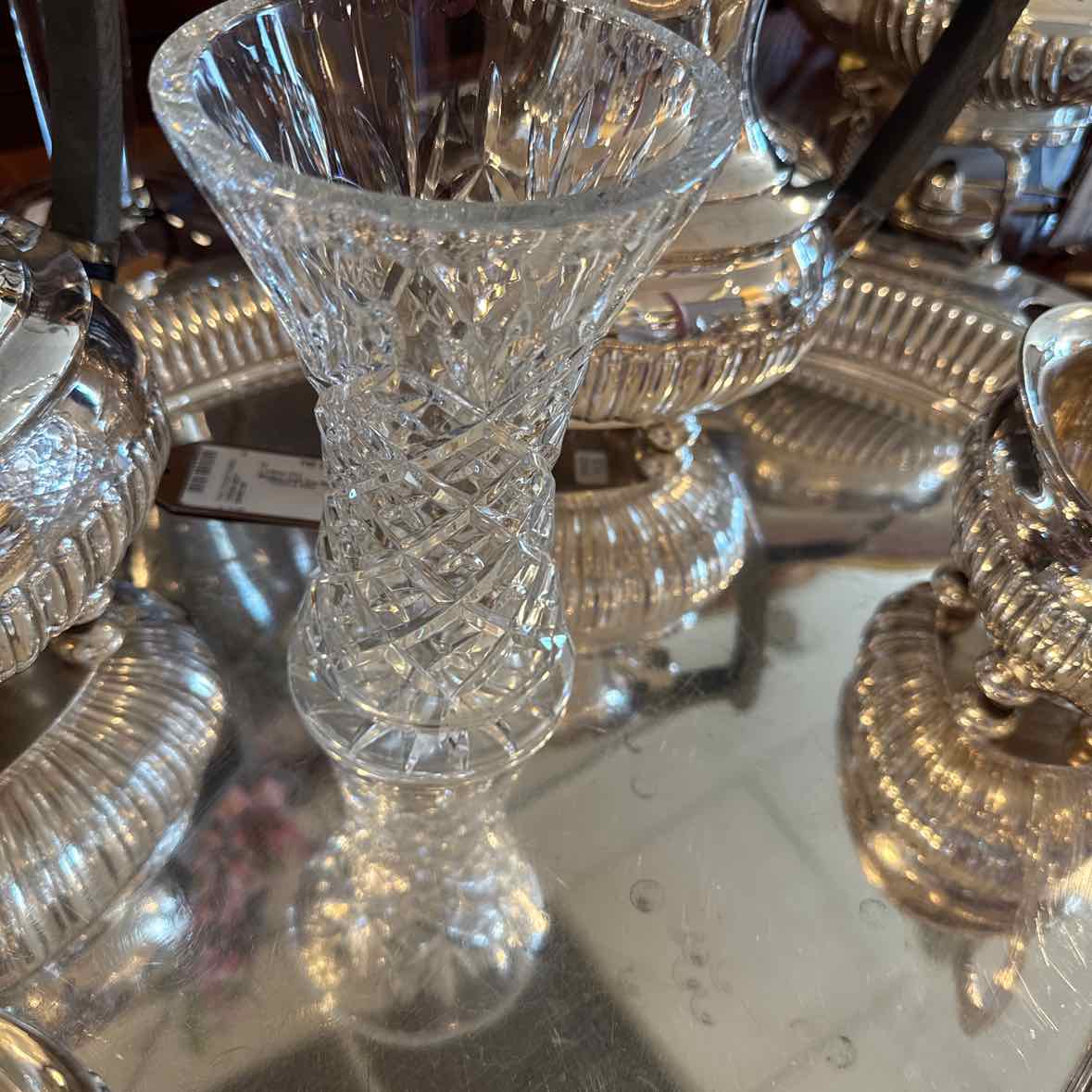 Small Cut Crystal Vase