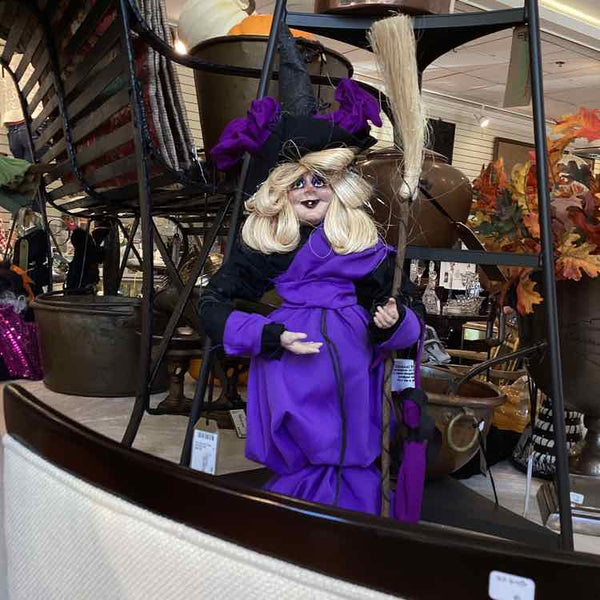 Witch In Purple Dress