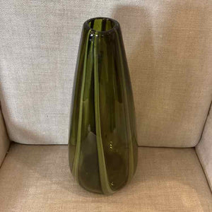 Green Glass Vase