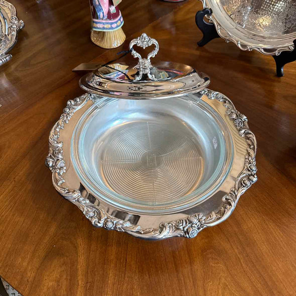 Lunt Silverplate Casserole Dish