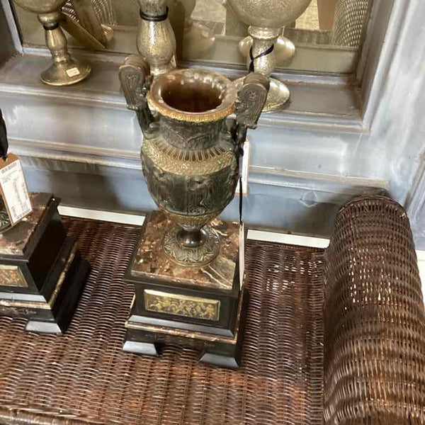 Neoclassical Bronze And Marble Urn