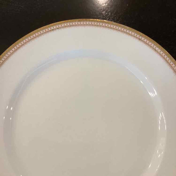 6 Limoges Dinner & 6 Luncheon Plates (Gold Rim)