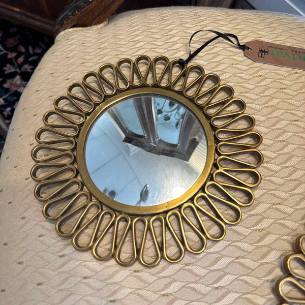 Brass Round Mirror