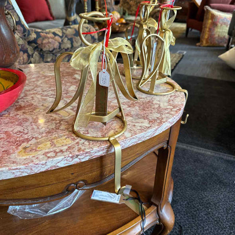 Gold Angel Stocking Holder