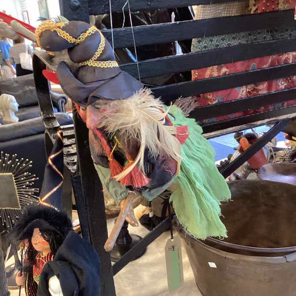 Hanging Flying Witch On Broom
