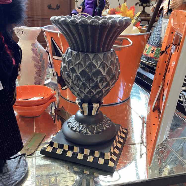 Metal Thistle Vase