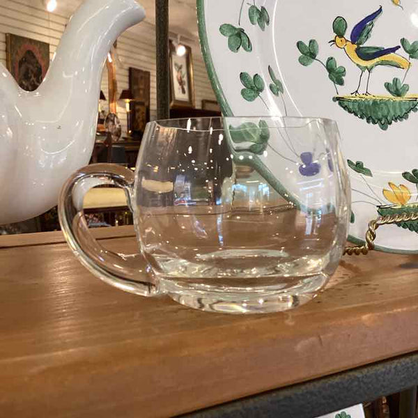 Crate & Barrel Krosno Glass Punch Bowl with12 Cups