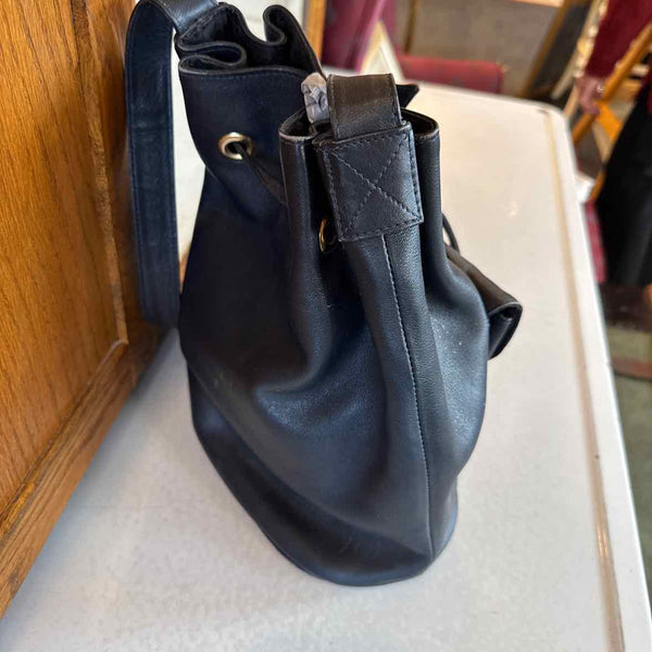 Navy Blue Paloma Picasso Bucket Bag