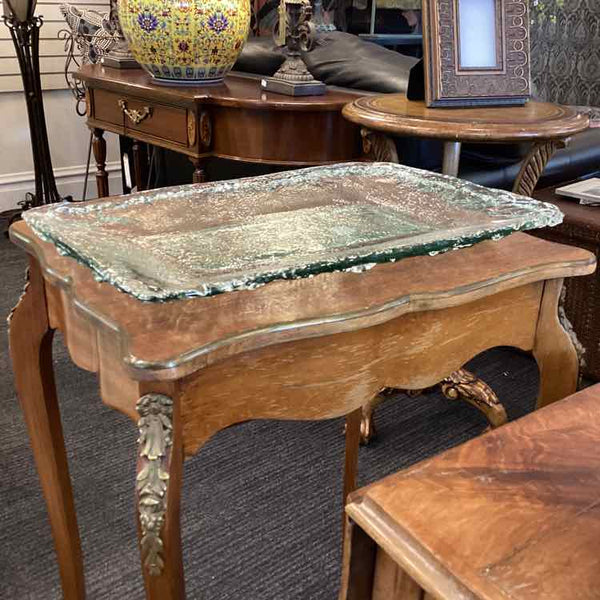 Bubble Surface Glass Tray