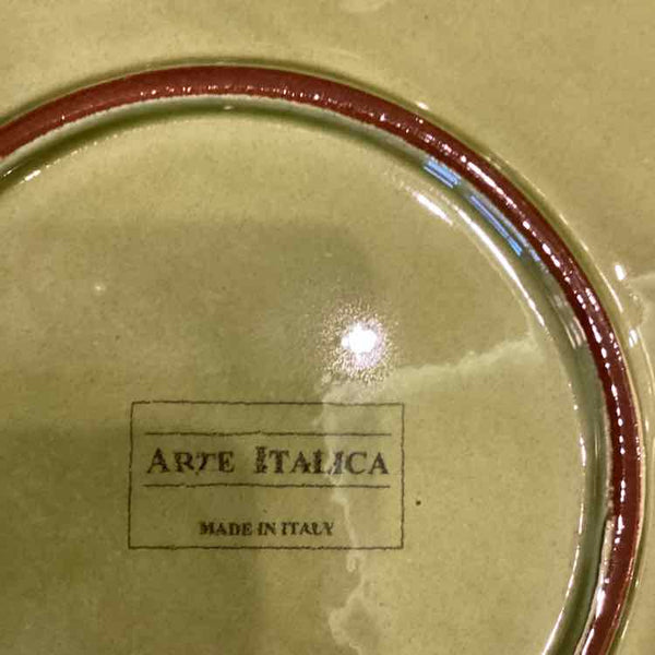 Ceramic Grape Green Serving Tray (Arte Italica)