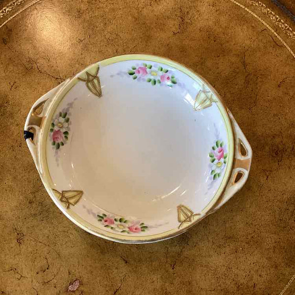 Nippon Dish with Gold Handles