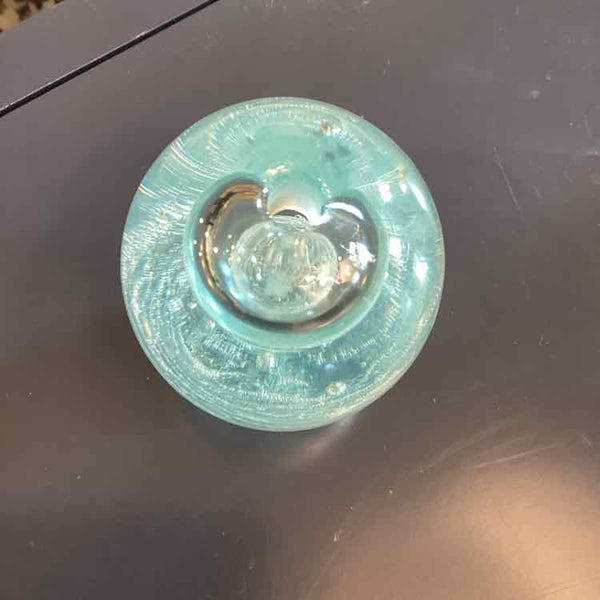 Egg Shaped Glass Paperweight