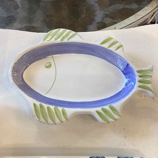 Italian Pottery Fish Serving Plate