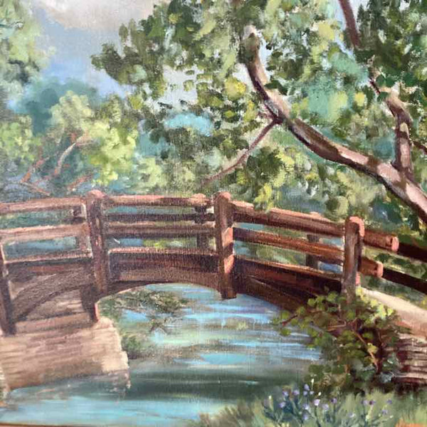 Jenny Cusak Oil Painting - Bridge