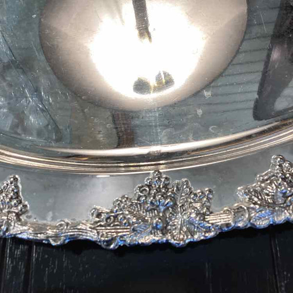 Oval Grape Pattern Tray