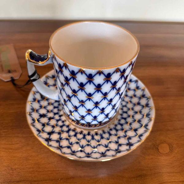 Imperial Lomonosov Covered Mug & Saucer