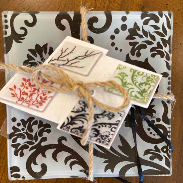 Eight Glass Appetizer Plates