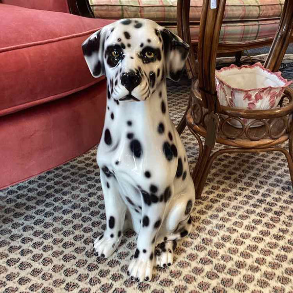 Ceramic Dalmation Statue