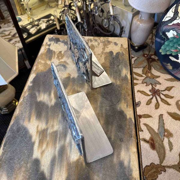 Aluminum Horse Bookends