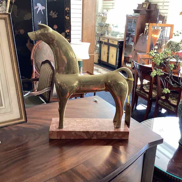 Sarreid Brass Horse Sculpture