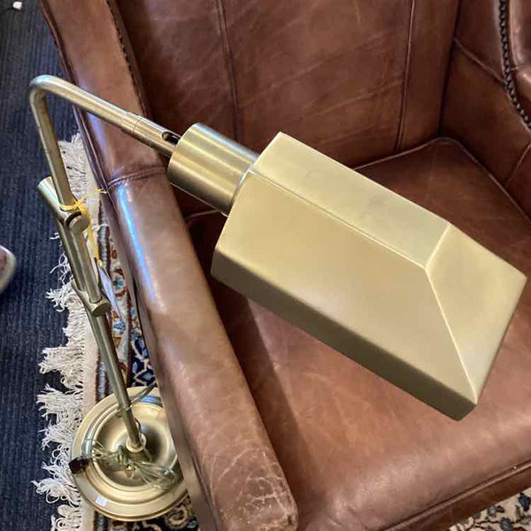 Double Pole Adjustable Gold Floor Lamp