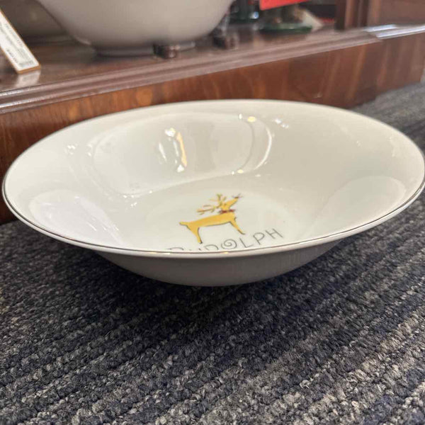 Pottery Barn Rudolph Serving Salad Bowl