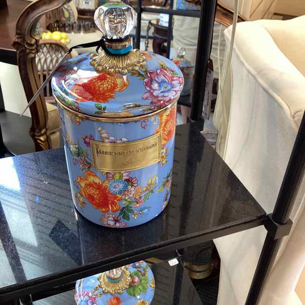 Three Mackenzie-Childs Canisters