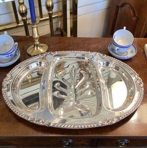 Silverplate Footed Tray