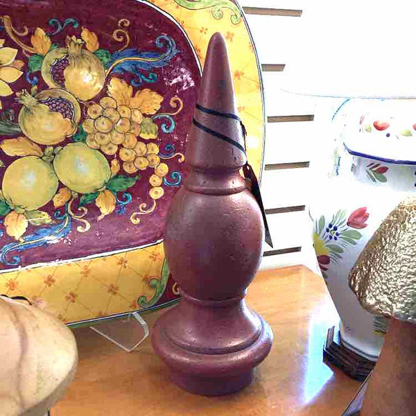 Red Decorative Finial