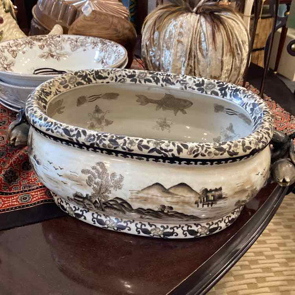 Chinoiserie Oval Planter