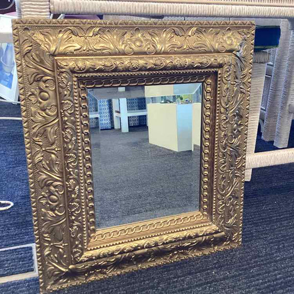 Ornate Gold Beveled Mirror