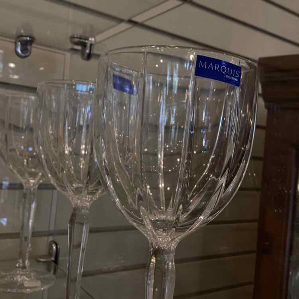 Four Waterford Marquis Omega Wine Glasses