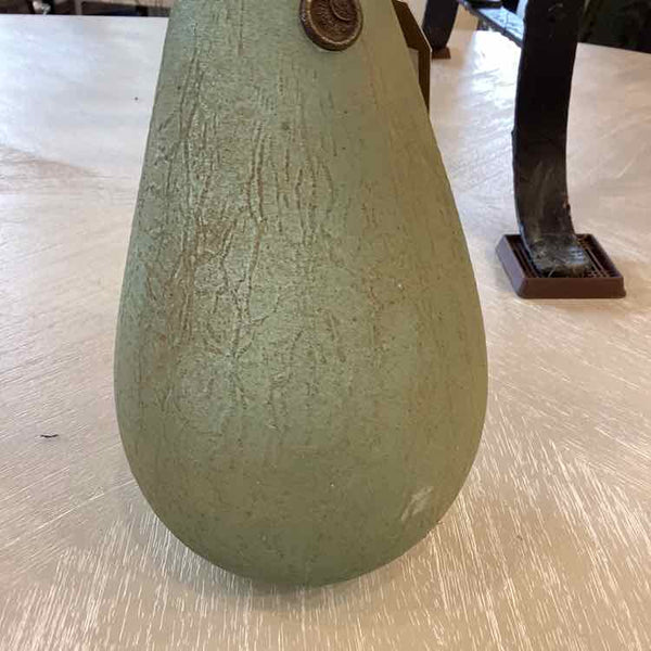 Vintage Frosted Glass Pear