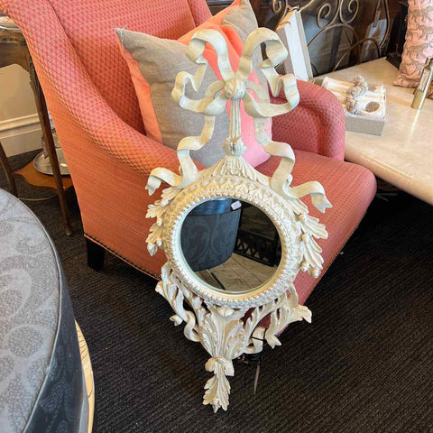 Ivory  Ribbon Mirror