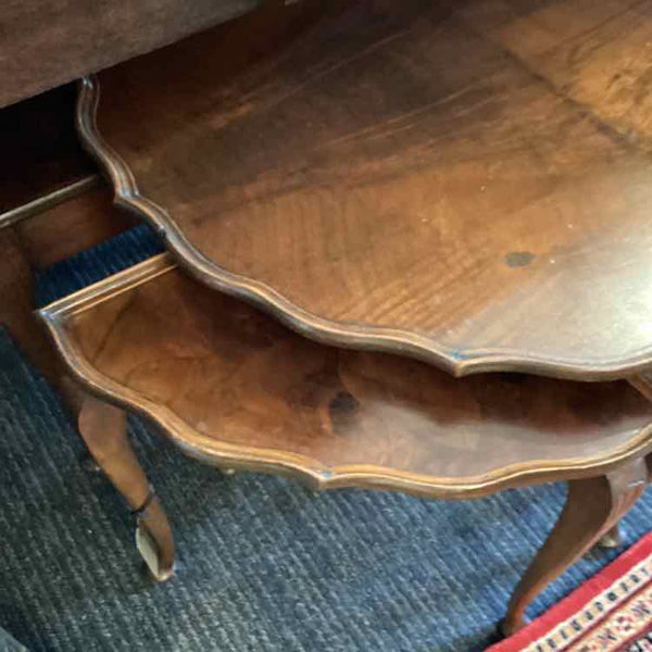 Five Piece Antique  Nesting Coffee Table