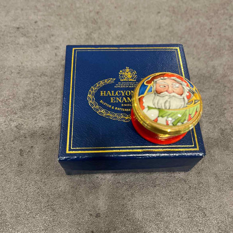 Halcyon Enamel Christmas Box