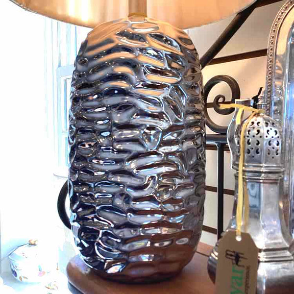 Lamp with Silver Base